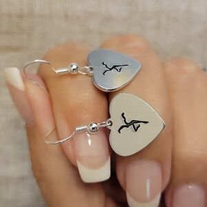 🔥LAST PAIR🔥 DMB FIREDANCER HEART DROP EARRINGS